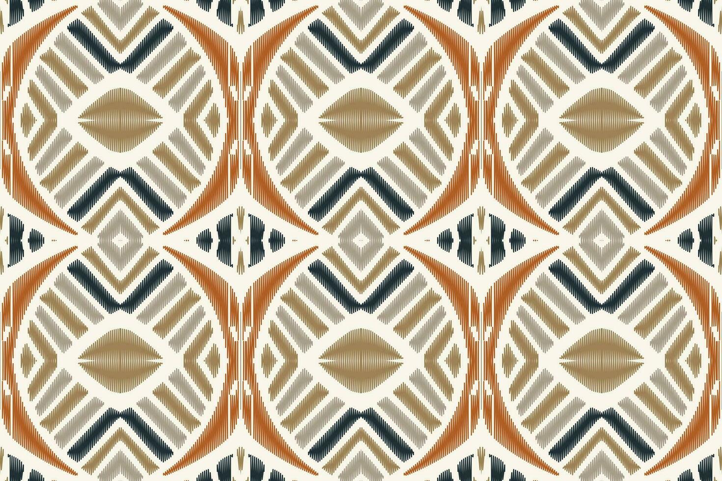 Ikat Damask Paisley Embroidery Background. Ikat Texture Geometric Ethnic Oriental Pattern Traditional. Ikat Aztec Style Abstract Design for Print Texture,fabric,saree,sari,carpet. vector