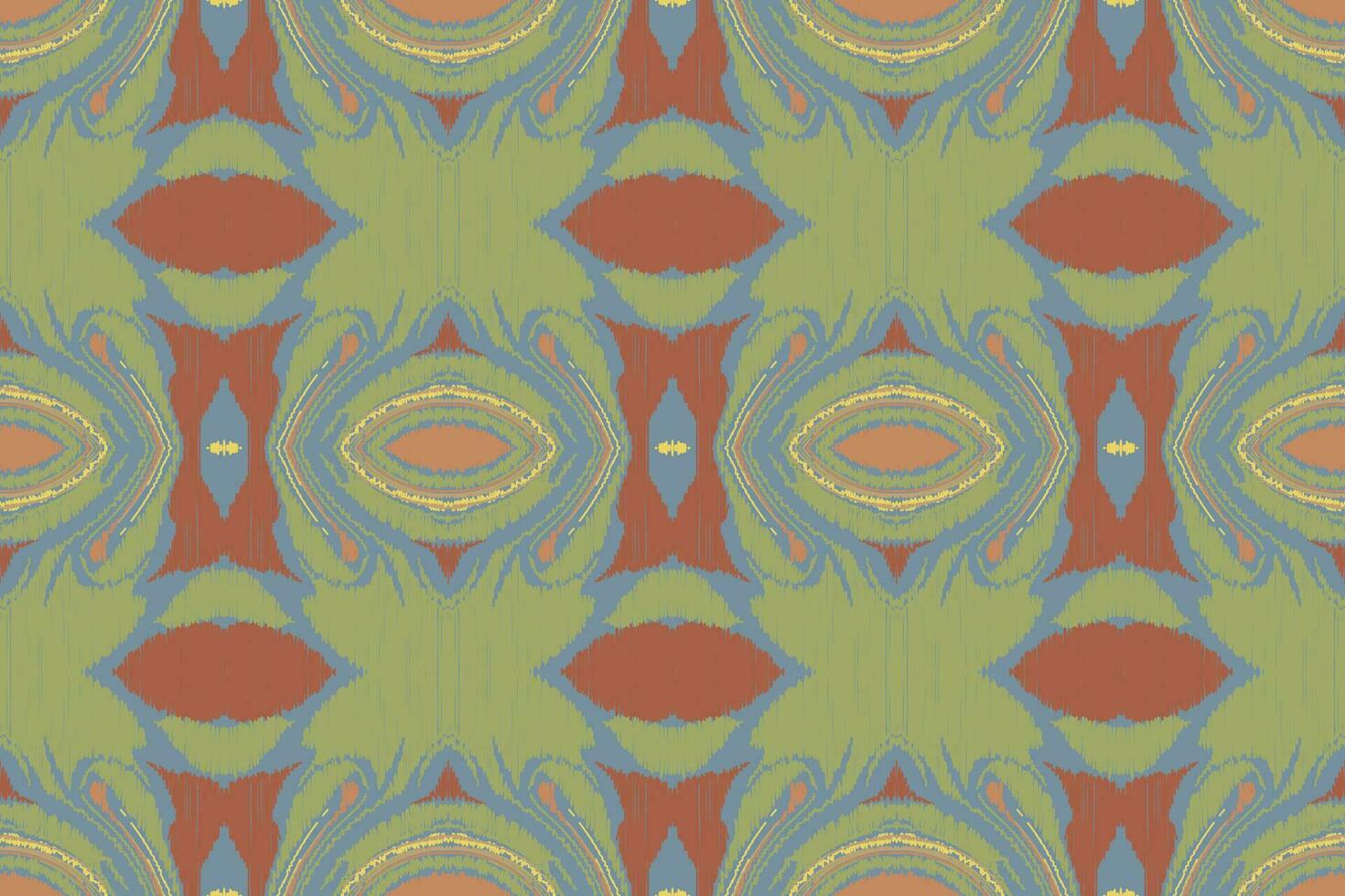 Ikat Damask Paisley Embroidery Background. Ikat Patterns Geometric Ethnic Oriental Pattern Traditional. Ikat Aztec Style Abstract Design for Print Texture,fabric,saree,sari,carpet. vector