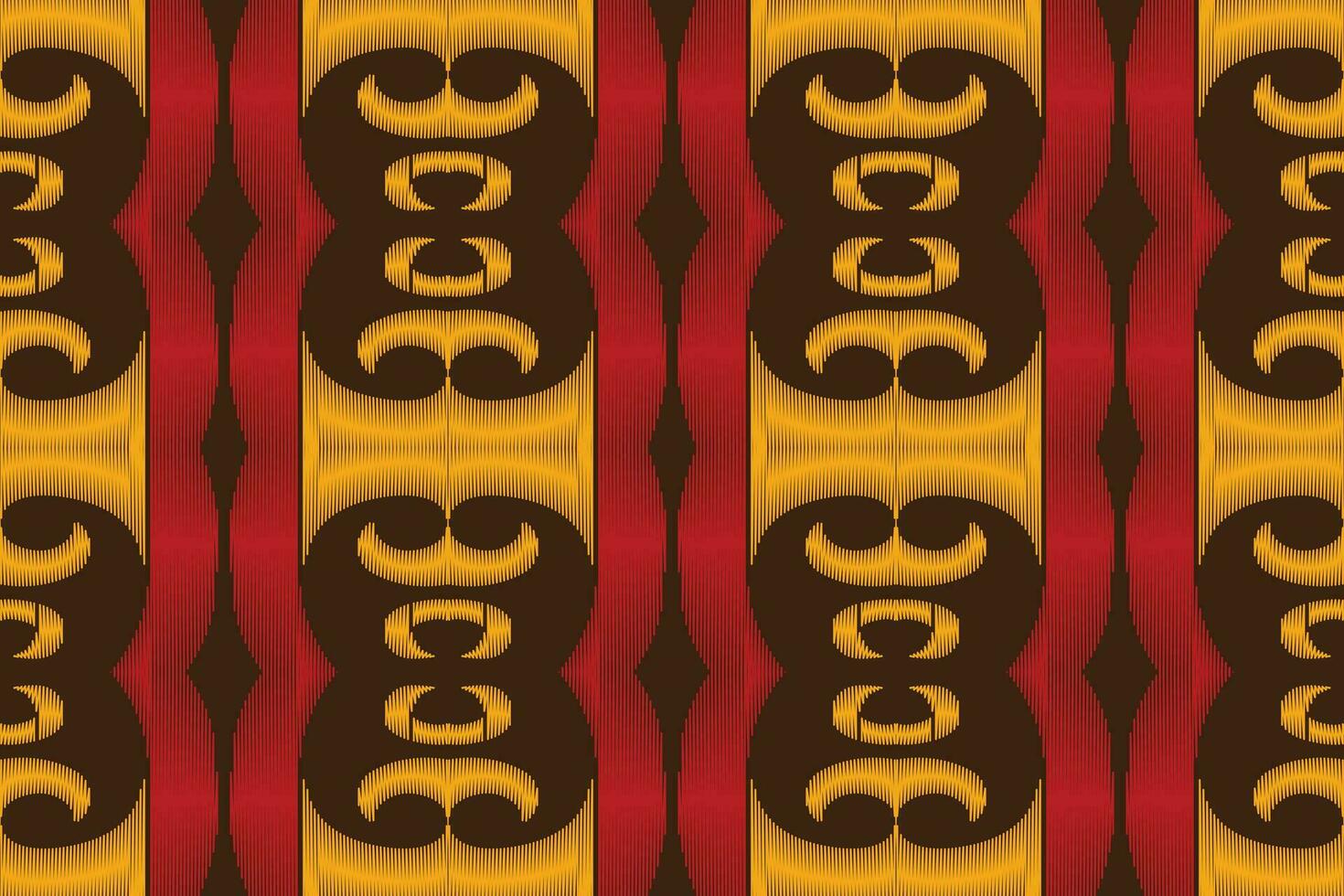 ikat damasco cachemir bordado antecedentes. ikat marco geométrico étnico oriental modelo tradicional. ikat azteca estilo resumen diseño para impresión textura,tela,sari,sari,alfombra. vector