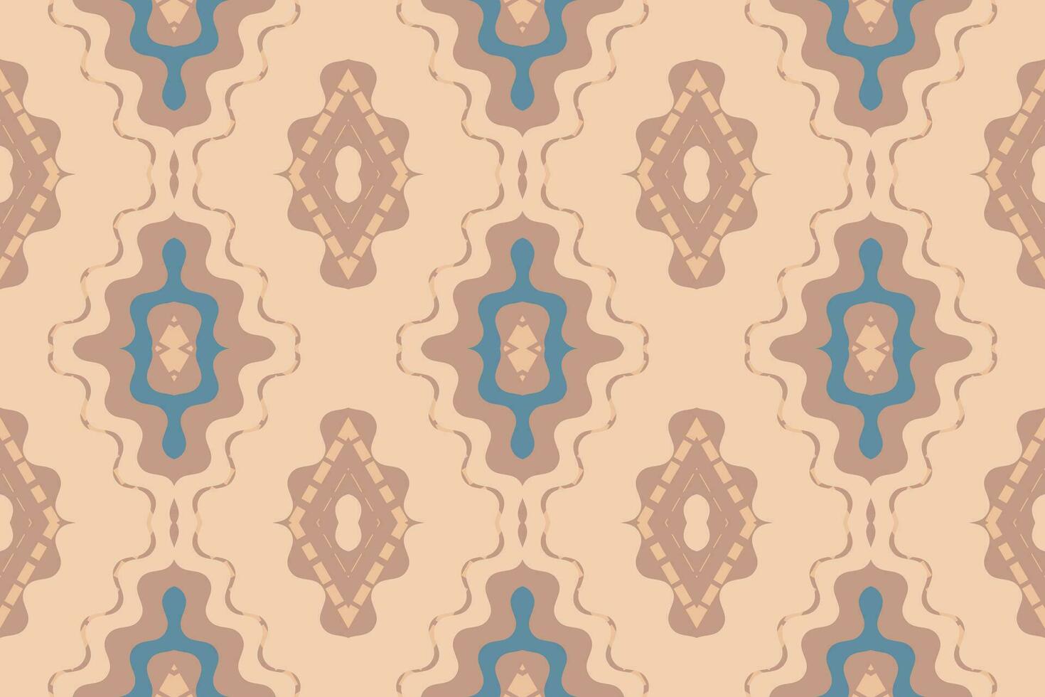 ikat damasco cachemir bordado antecedentes. ikat impresión geométrico étnico oriental modelo tradicional.azteca estilo resumen vector ilustración.diseño para textura,tela,ropa,envoltura,pareo.