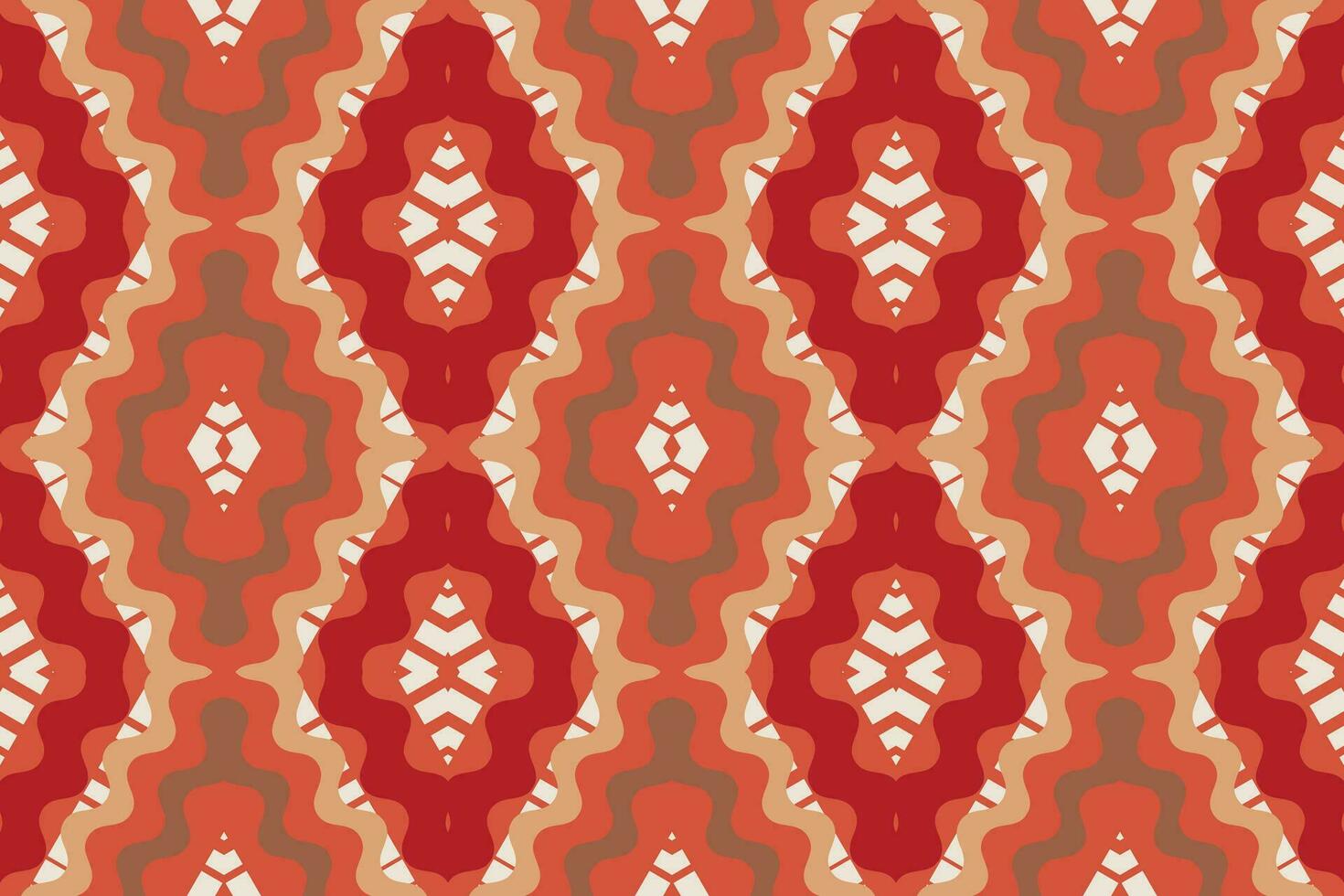 Ikat Floral Paisley Embroidery Background. Ikat Flower Geometric Ethnic Oriental Pattern Traditional. Ikat Aztec Style Abstract Design for Print Texture,fabric,saree,sari,carpet. vector