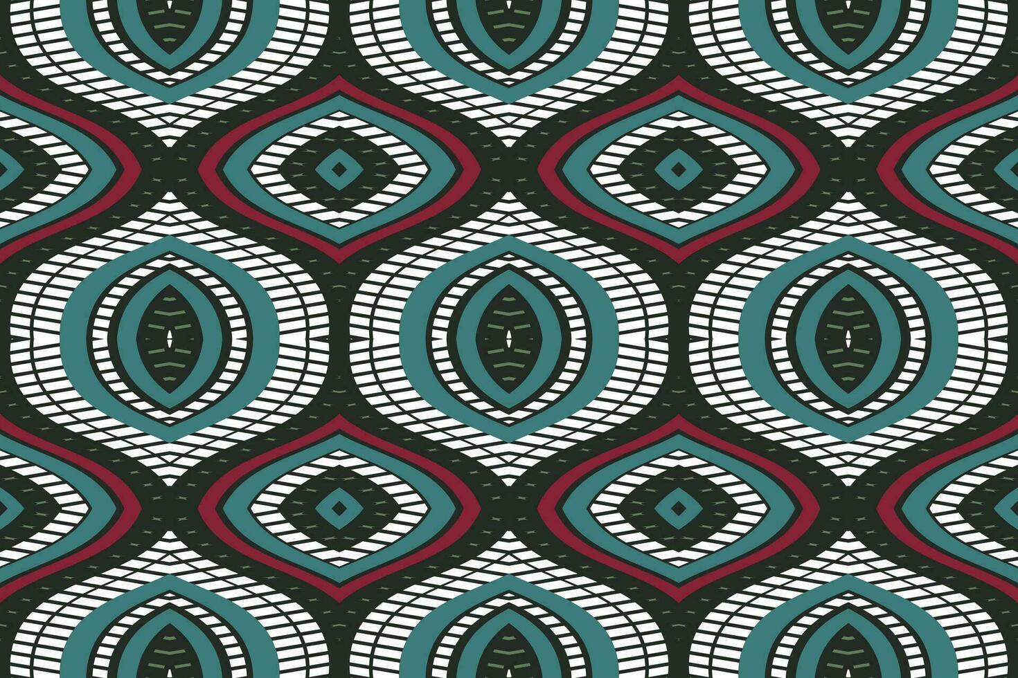 Ikat Floral Paisley Embroidery Background. Ikat Patterns Geometric Ethnic Oriental Pattern Traditional. Ikat Aztec Style Abstract Design for Print Texture,fabric,saree,sari,carpet. vector
