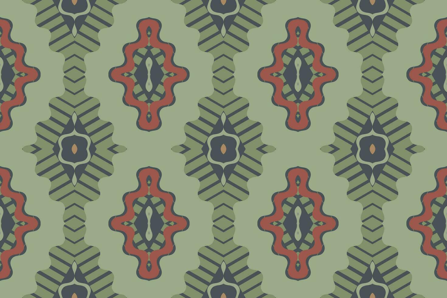 Ikat Damask Paisley Embroidery Background. Ikat Seamless Pattern Geometric Ethnic Oriental Pattern Traditional. Ikat Aztec Style Abstract Design for Print Texture,fabric,saree,sari,carpet. vector