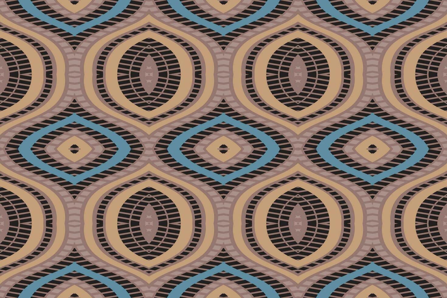 Ikat Damask Paisley Embroidery Background. Ikat Texture Geometric Ethnic Oriental Pattern Traditional. Ikat Aztec Style Abstract Design for Print Texture,fabric,saree,sari,carpet. vector
