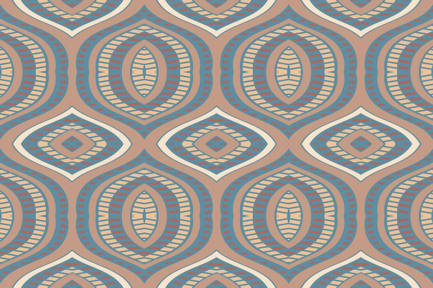 Ikat Damask Paisley Embroidery Background. Ikat Patterns Geometric Ethnic Oriental Pattern Traditional. Ikat Aztec Style Abstract Design for Print Texture,fabric,saree,sari,carpet. vector