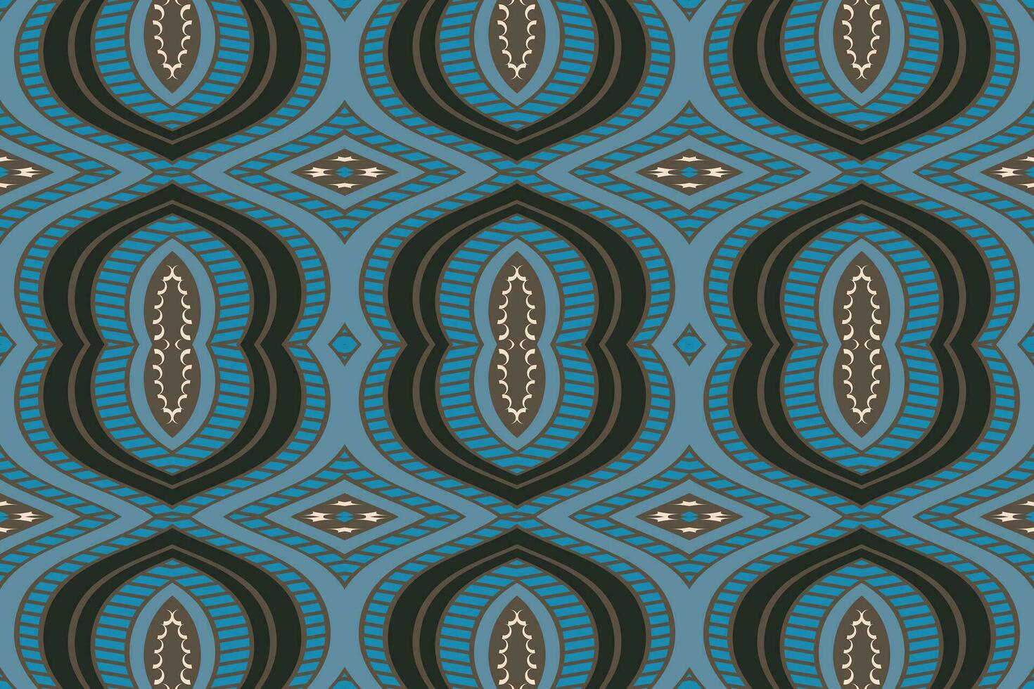ikat damasco cachemir bordado antecedentes. ikat modelo geométrico étnico oriental modelo tradicional.azteca estilo resumen vector ilustración.diseño para textura,tela,ropa,envoltura,pareo.
