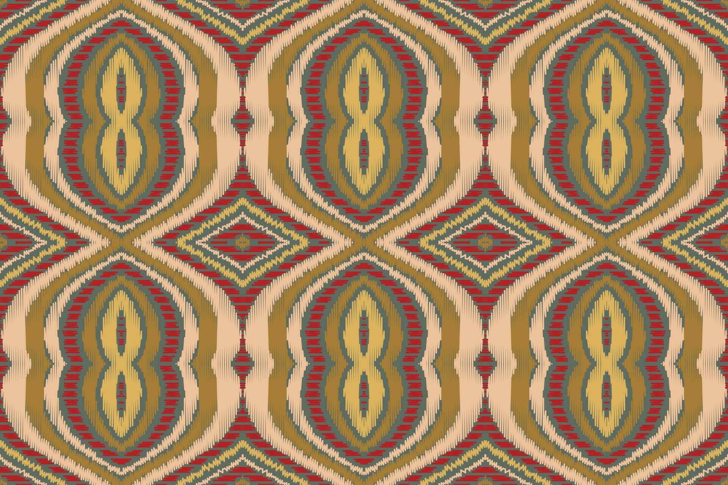 ikat damasco cachemir bordado antecedentes. ikat sin costura modelo geométrico étnico oriental modelo tradicional.azteca estilo resumen vector diseño para textura,tela,ropa,envoltura,pareo.