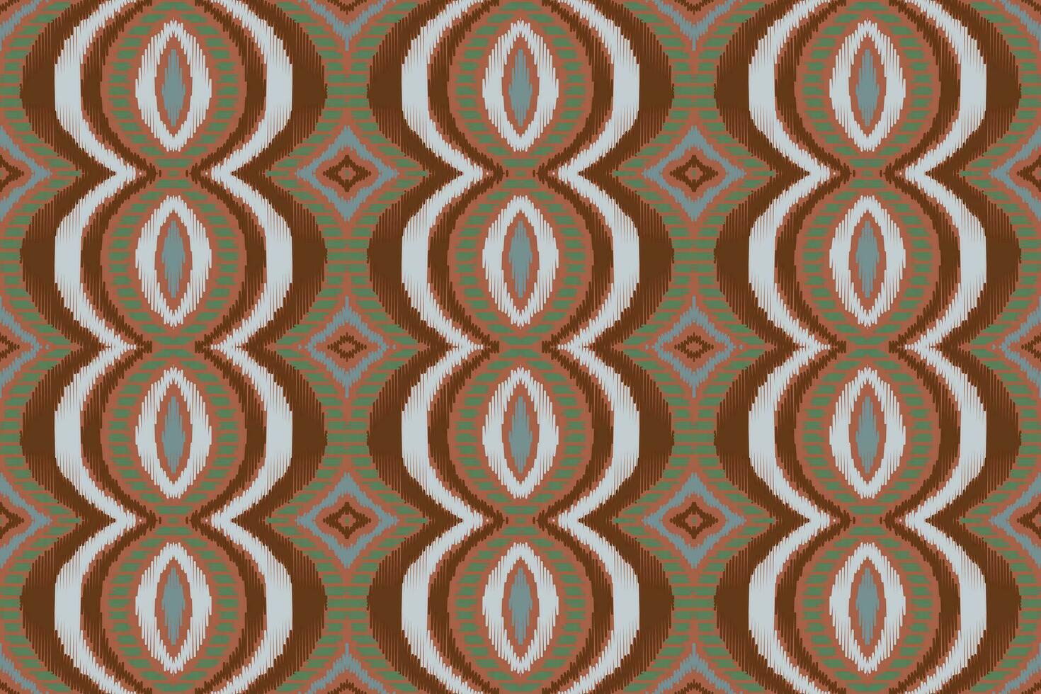 ikat floral cachemir bordado antecedentes. ikat marco geométrico étnico oriental modelo tradicional. ikat azteca estilo resumen diseño para impresión textura,tela,sari,sari,alfombra. vector