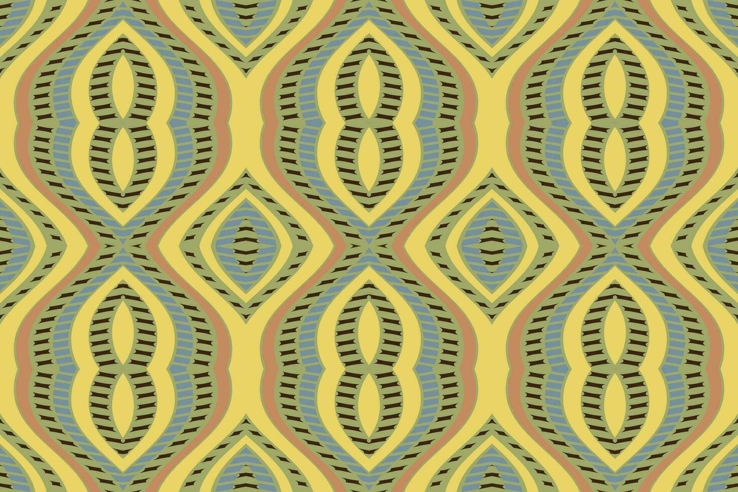 Ikat Damask Paisley Embroidery Background. Ikat Fabric Geometric Ethnic Oriental Pattern Traditional. Ikat Aztec Style Abstract Design for Print Texture,fabric,saree,sari,carpet. vector
