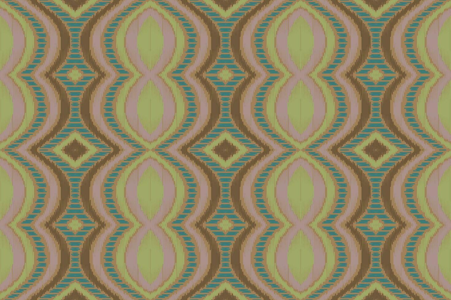 ikat damasco cachemir bordado antecedentes. ikat modelo geométrico étnico oriental modelo tradicional. ikat azteca estilo resumen diseño para impresión textura,tela,sari,sari,alfombra. vector