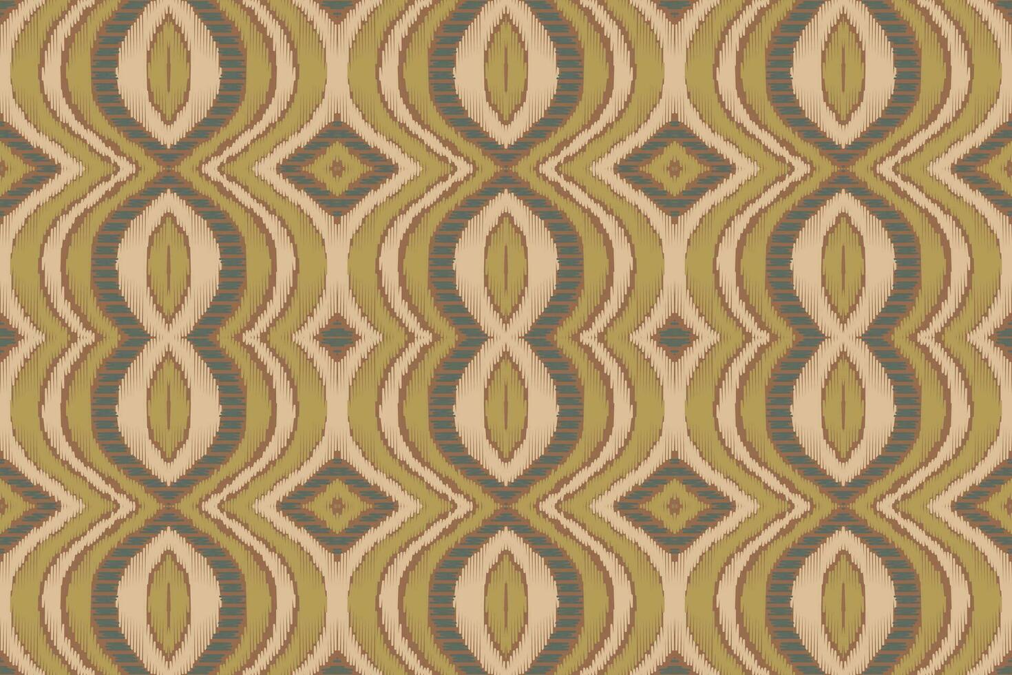 Ikat Floral Paisley Embroidery Background. Ikat Chevron Geometric Ethnic Oriental Pattern traditional.aztec Style Abstract Vector illustration.design for Texture,fabric,clothing,wrapping,sarong.