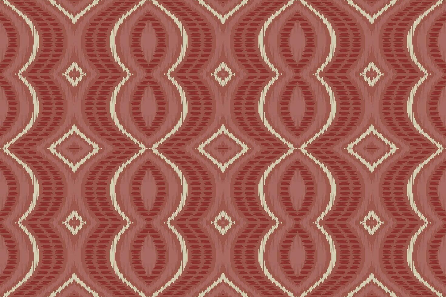 Ikat Damask Paisley Embroidery Background. Ikat Print Geometric Ethnic Oriental Pattern Traditional. Ikat Aztec Style Abstract Design for Print Texture,fabric,saree,sari,carpet. vector