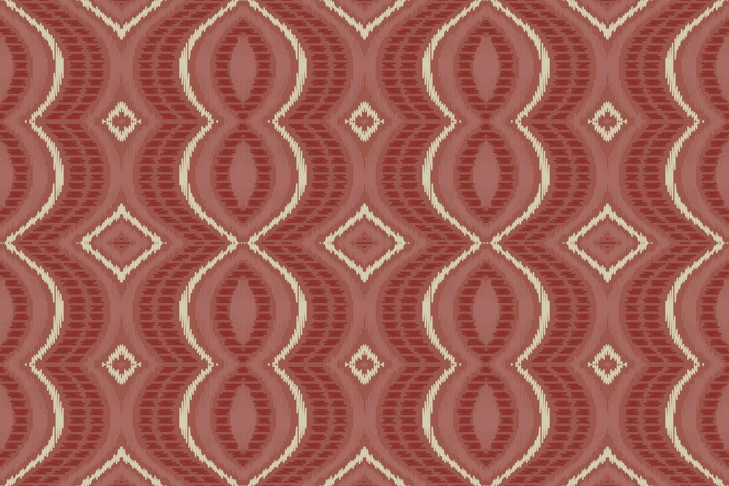 Ikat Damask Paisley Embroidery Background. Ikat Print Geometric Ethnic Oriental Pattern Traditional. Ikat Aztec Style Abstract Design for Print Texture,fabric,saree,sari,carpet. vector