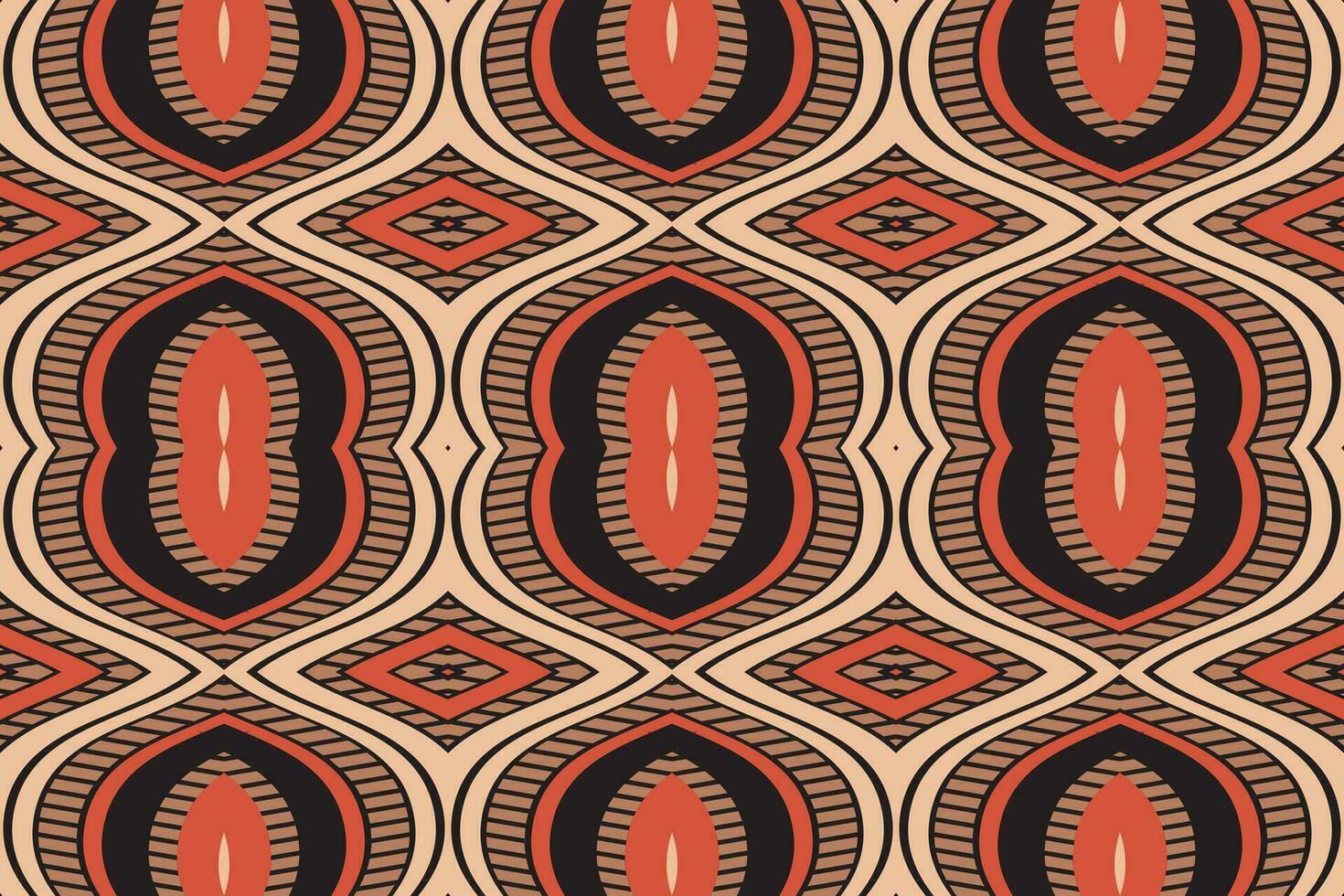 ikat damasco cachemir bordado antecedentes. ikat cheurón geométrico étnico oriental modelo tradicional.azteca estilo resumen vector ilustración.diseño para textura,tela,ropa,envoltura,pareo.