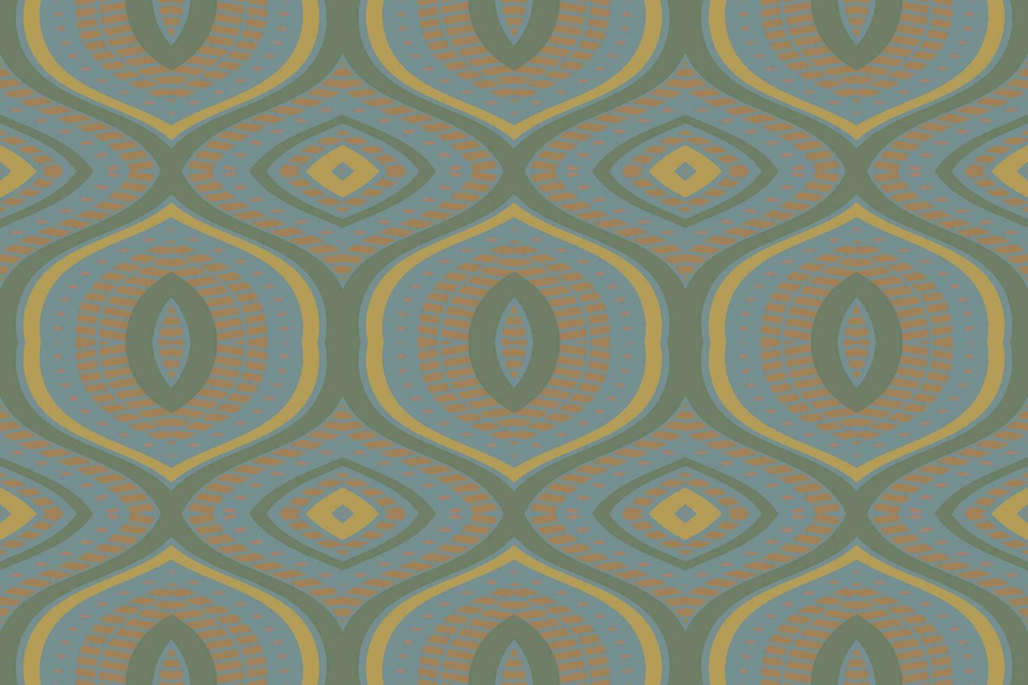 Ikat Damask Paisley Embroidery Background. Ikat Aztec Geometric Ethnic Oriental Pattern Traditional. Ikat Aztec Style Abstract Design for Print Texture,fabric,saree,sari,carpet. vector