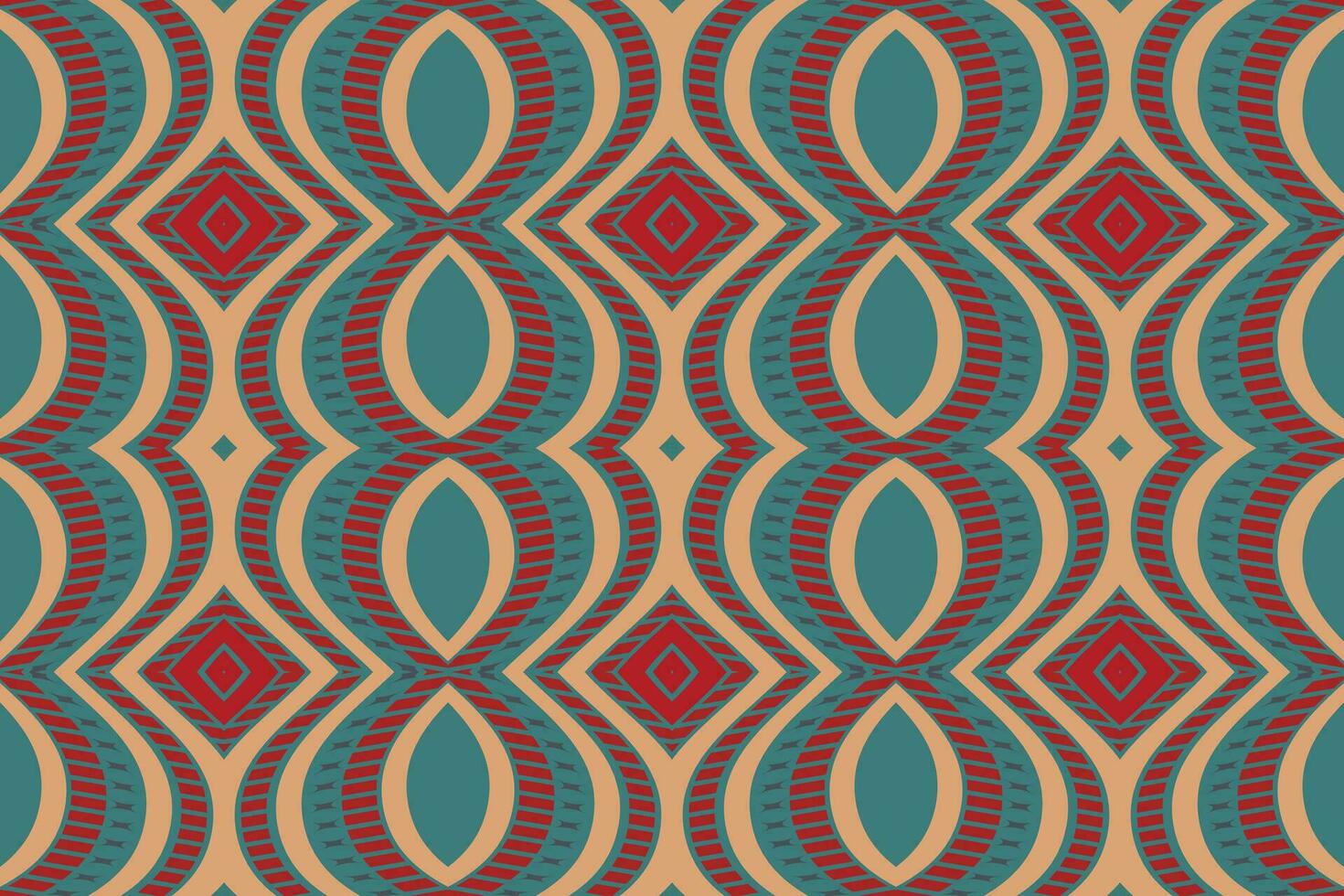 ikat damasco cachemir bordado antecedentes. ikat sin costura modelo geométrico étnico oriental modelo tradicional.azteca estilo resumen vector diseño para textura,tela,ropa,envoltura,pareo.