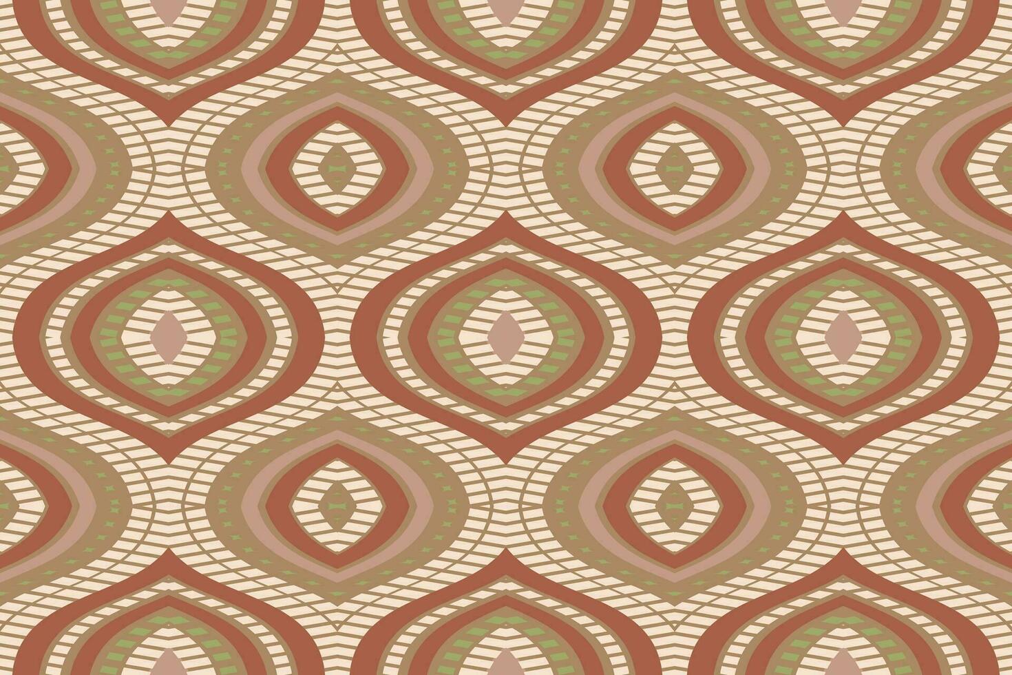 Ikat Damask Paisley Embroidery Background. Ikat Flowers Geometric Ethnic Oriental Pattern traditional.aztec Style Abstract Vector illustration.design for Texture,fabric,clothing,wrapping,sarong.