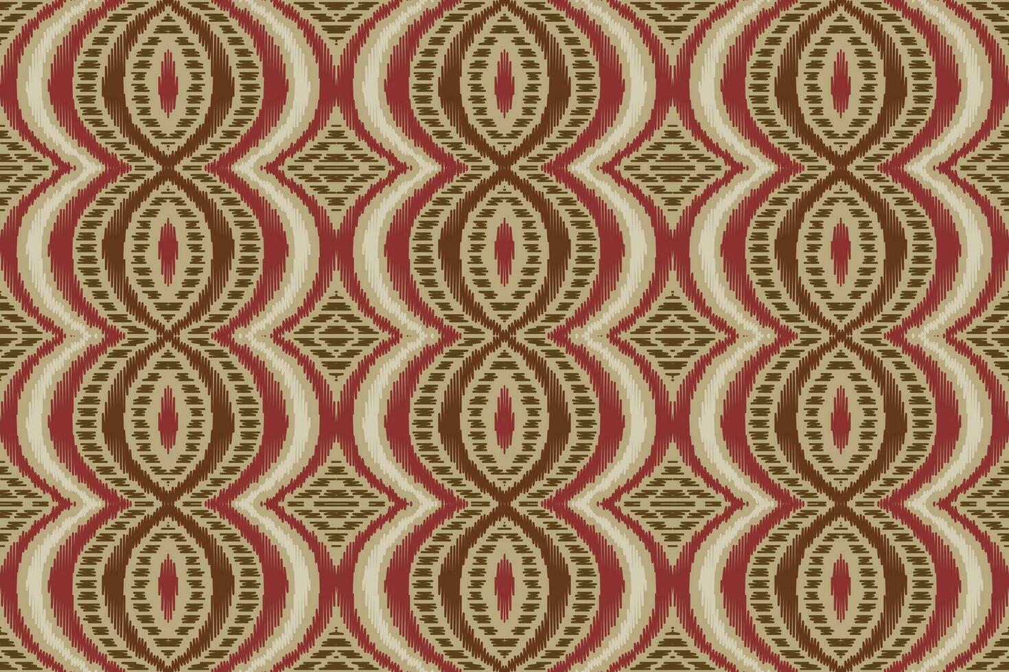 Ikat Floral Paisley Embroidery Background. Ikat Patterns Geometric Ethnic Oriental Pattern traditional.aztec Style Abstract Vector illustration.design for Texture,fabric,clothing,wrapping,sarong.