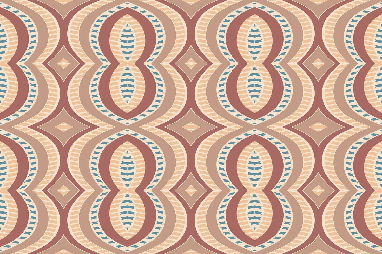 Ikat Damask Paisley Embroidery Background. Ikat Print Geometric Ethnic Oriental Pattern Traditional. Ikat Aztec Style Abstract Design for Print Texture,fabric,saree,sari,carpet. vector