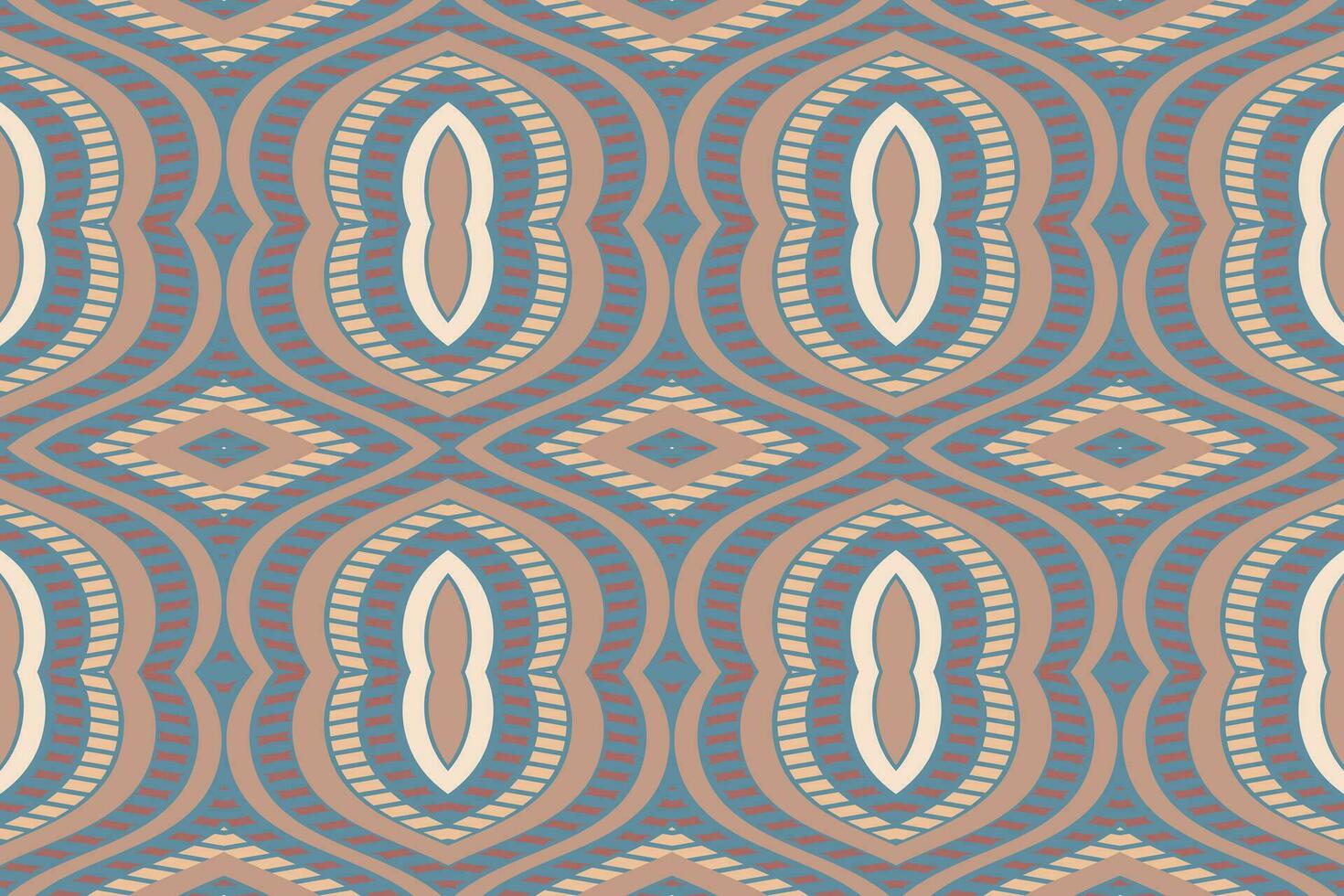 ikat damasco cachemir bordado antecedentes. ikat impresión geométrico étnico oriental modelo tradicional.azteca estilo resumen vector ilustración.diseño para textura,tela,ropa,envoltura,pareo.