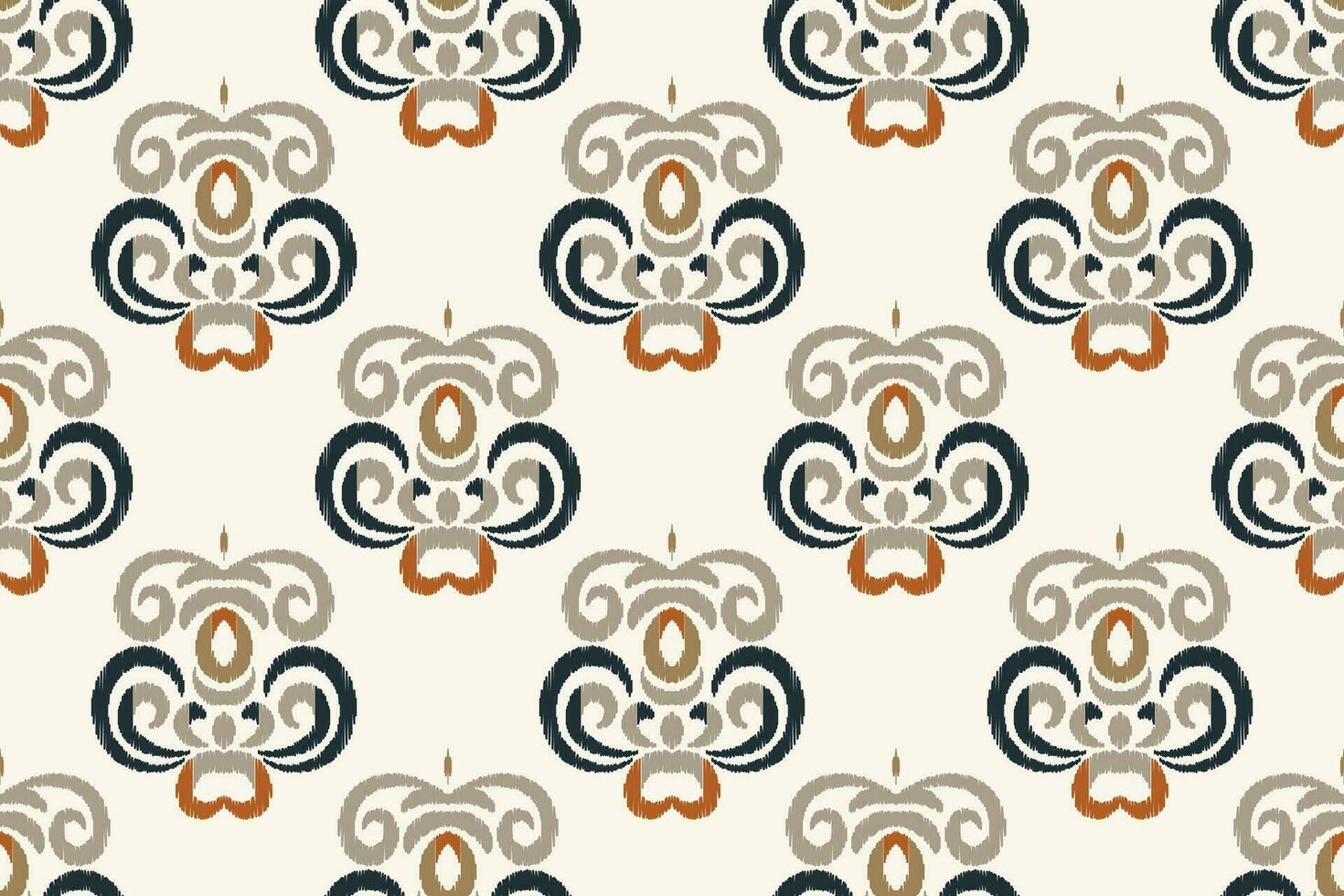 Motif Ikat Paisley Embroidery Background. Ikat Patterns Geometric Ethnic Oriental Pattern traditional.aztec Style Abstract Vector illustration.design for Texture,fabric,clothing,wrapping,sarong.