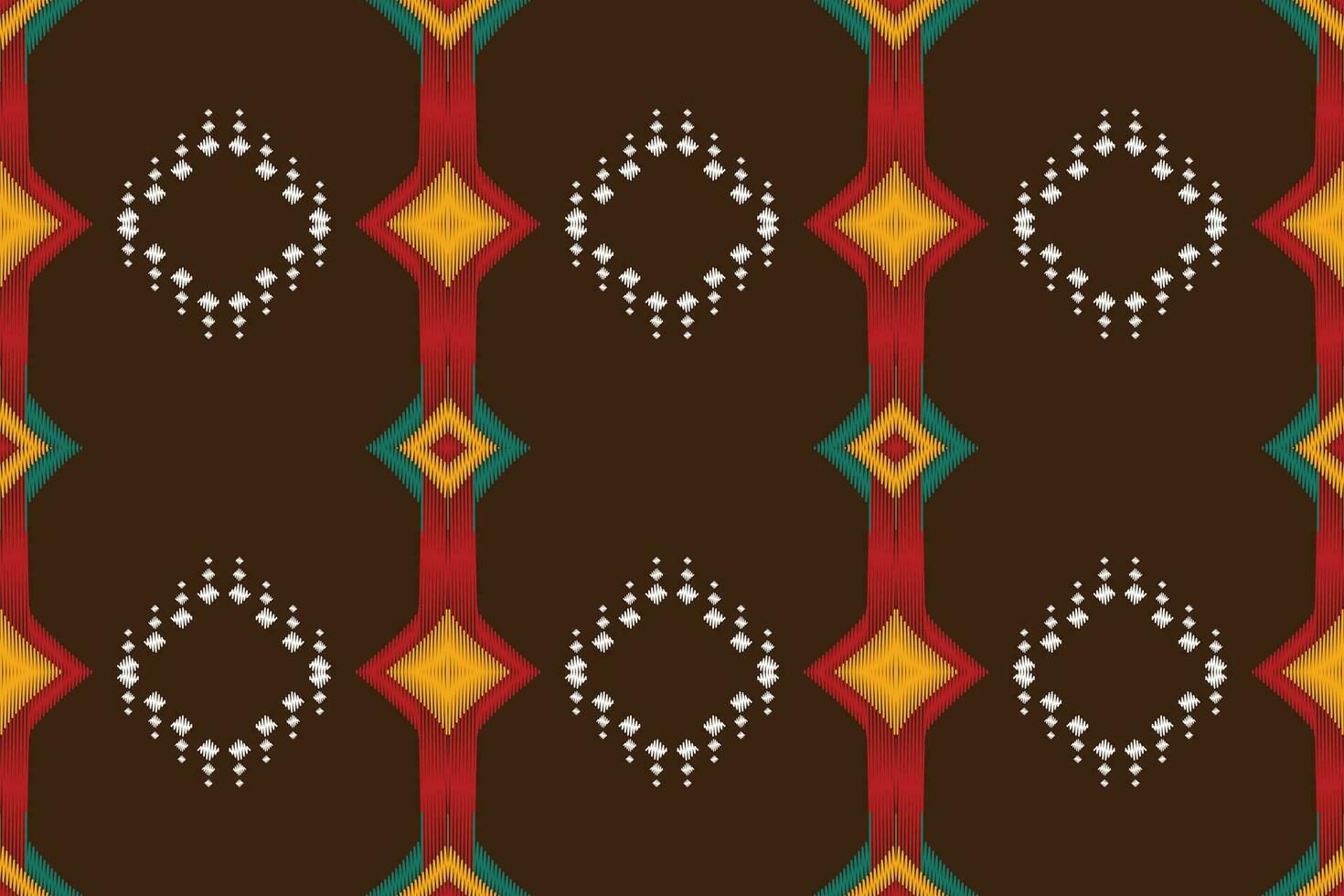Motif Ikat Paisley Embroidery Background. Ikat Background Geometric Ethnic Oriental Pattern Traditional. Ikat Aztec Style Abstract Design for Print Texture,fabric,saree,sari,carpet. vector