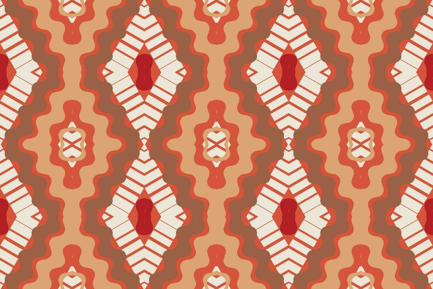 Ikat Floral Paisley Embroidery Background. Ikat Diamond Geometric Ethnic Oriental Pattern Traditional. Ikat Aztec Style Abstract Design for Print Texture,fabric,saree,sari,carpet. vector