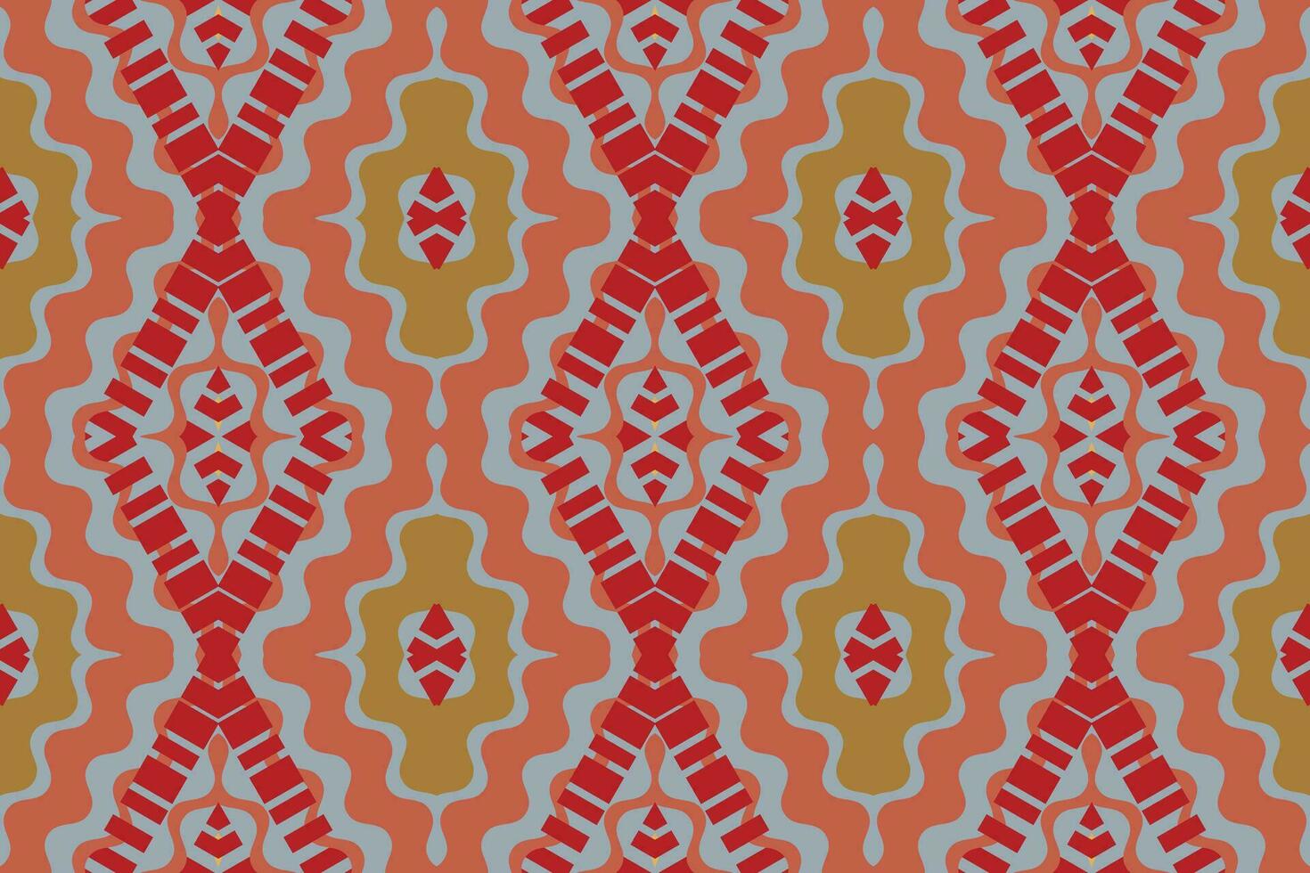 ikat floral cachemir bordado antecedentes. ikat modelo geométrico étnico oriental modelo tradicional.azteca estilo resumen vector ilustración.diseño para textura,tela,ropa,envoltura,pareo.