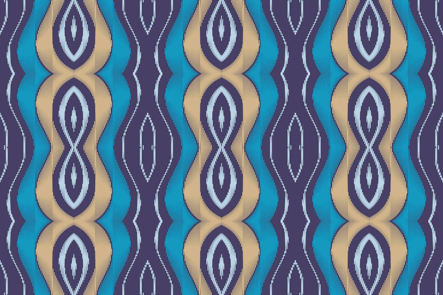 ikat damasco cachemir bordado antecedentes. ikat floral geométrico étnico oriental modelo tradicional. ikat azteca estilo resumen diseño para impresión textura,tela,sari,sari,alfombra. vector