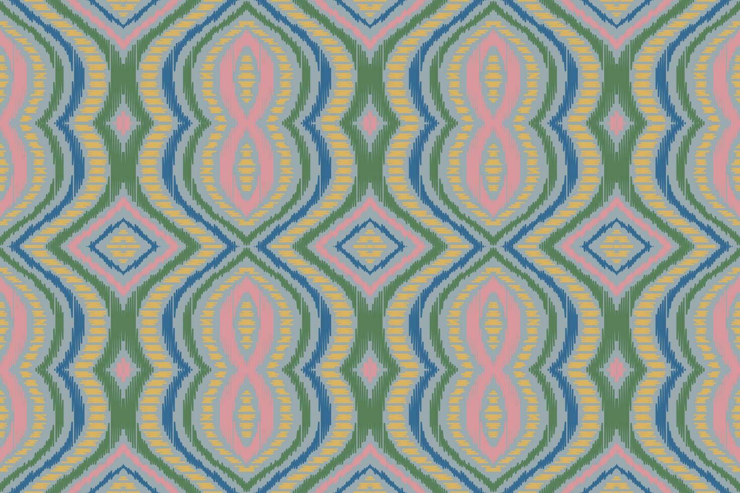 Motif Ikat Paisley Embroidery Background. Ikat Chevron Geometric Ethnic Oriental Pattern traditional.aztec Style Abstract Vector illustration.design for Texture,fabric,clothing,wrapping,sarong.