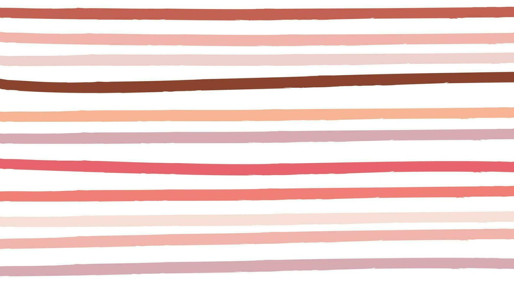 Abstract hand draws scribble horizontal lines pattern background in pink colour pastel. - Vector
