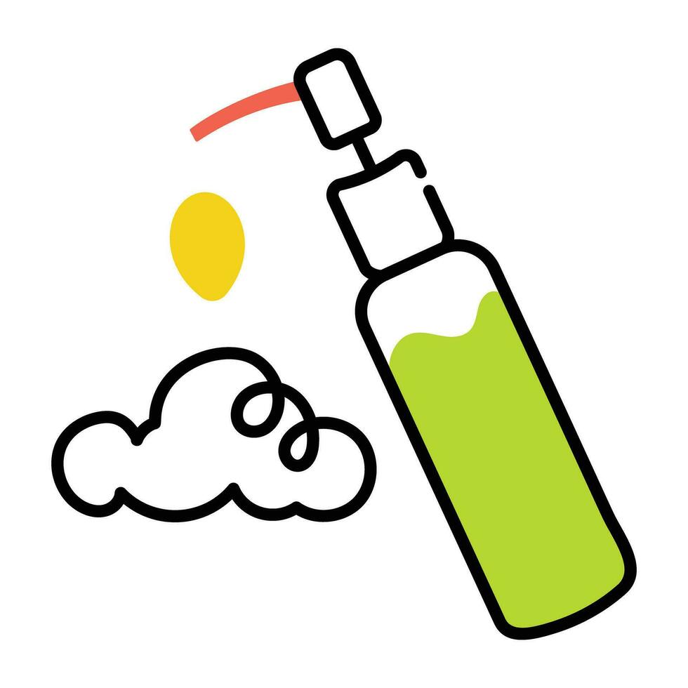 Trendy Face Cleanser vector
