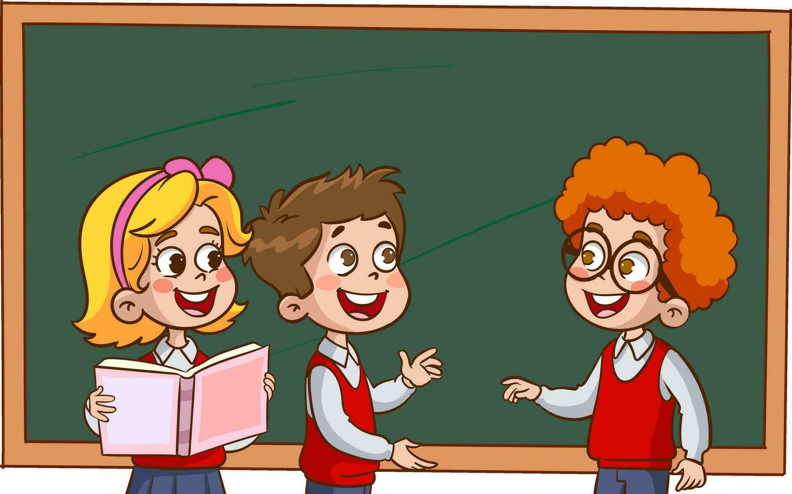 Vector Illustration Of Children Education Concept