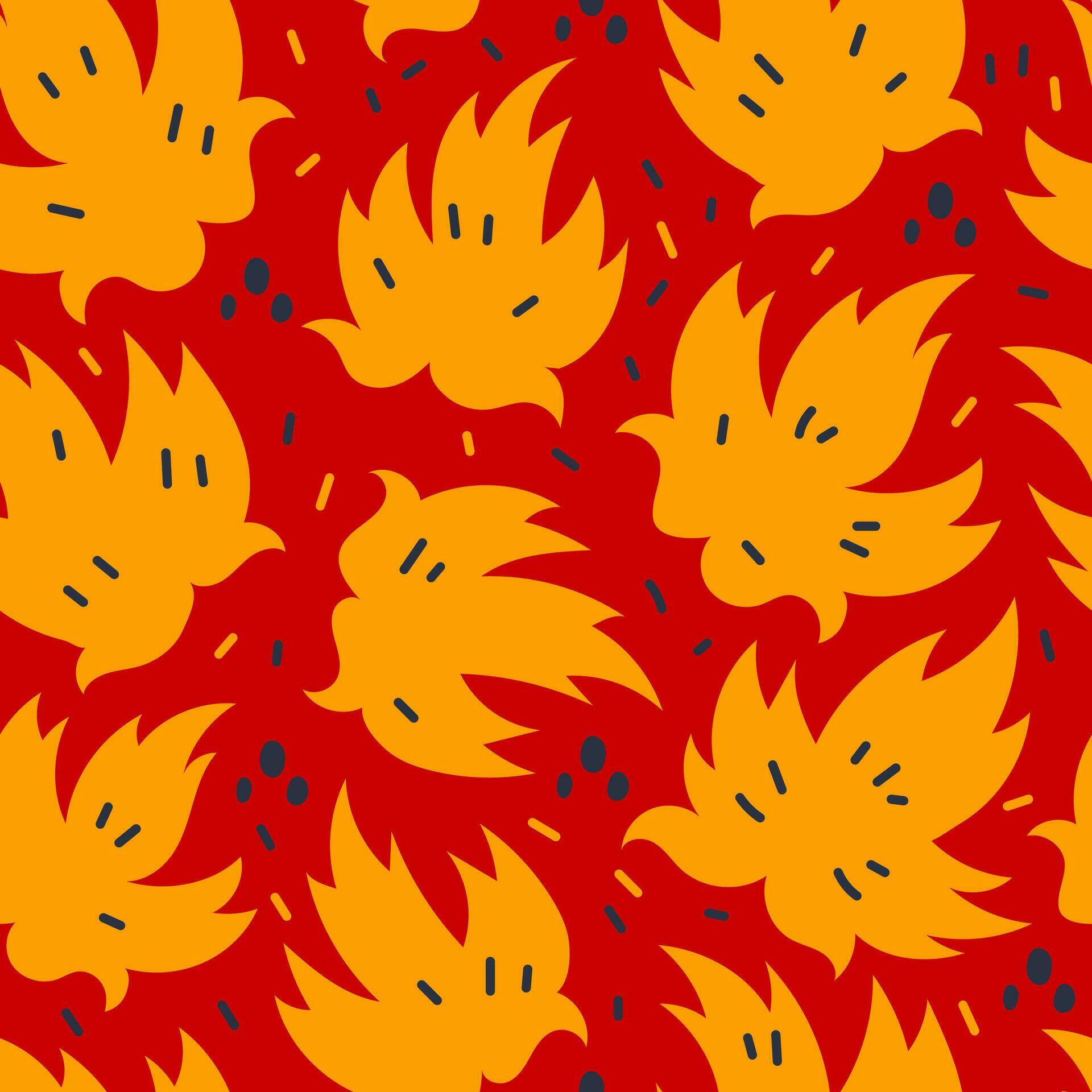 Maple leaf seamless pattern 26528727 Vector Art at Vecteezy