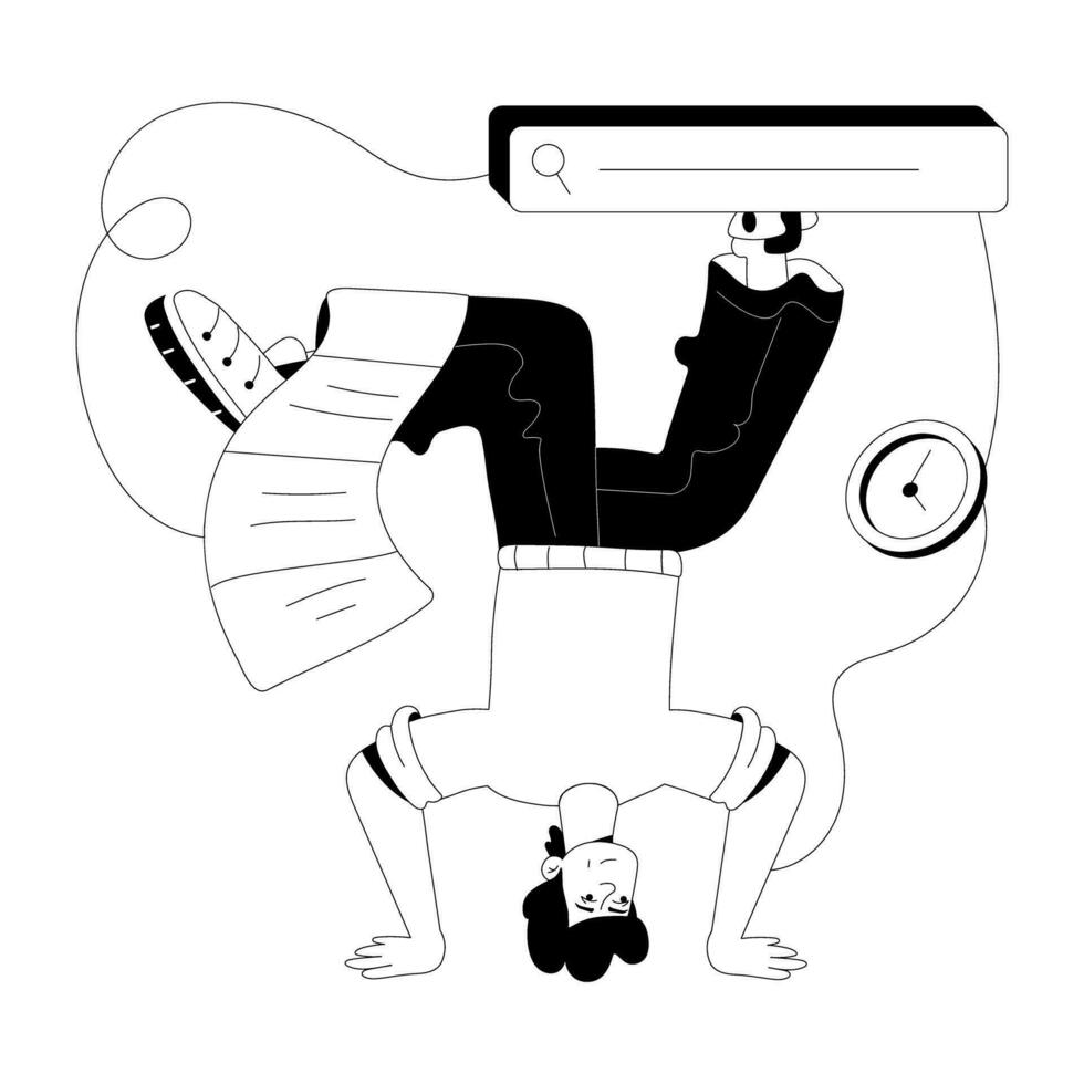Trendy Web Search vector
