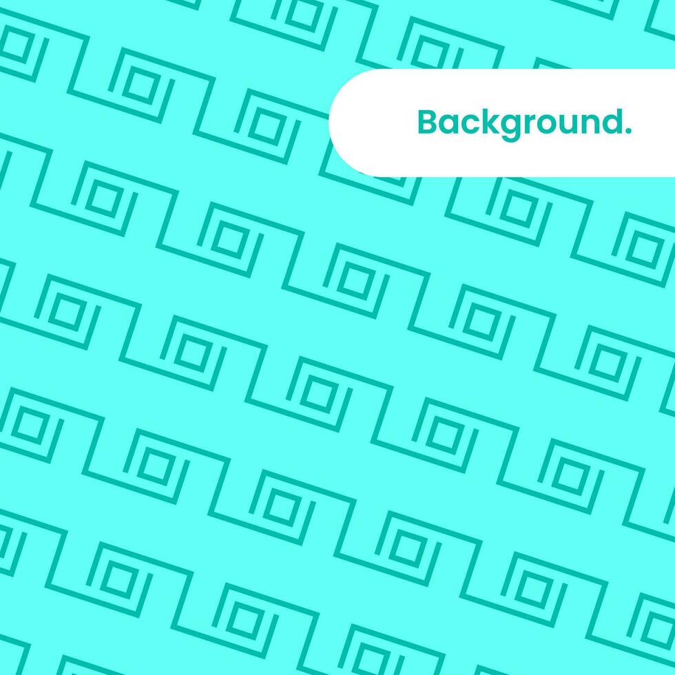 Square pattern background in cyan colors. Colorful background vector illustration.