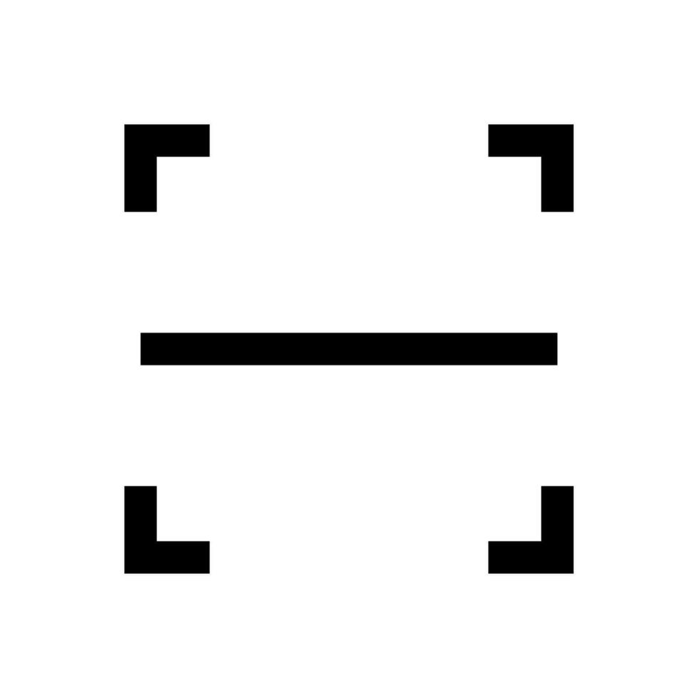Simple scan icon. Read. Vector. vector