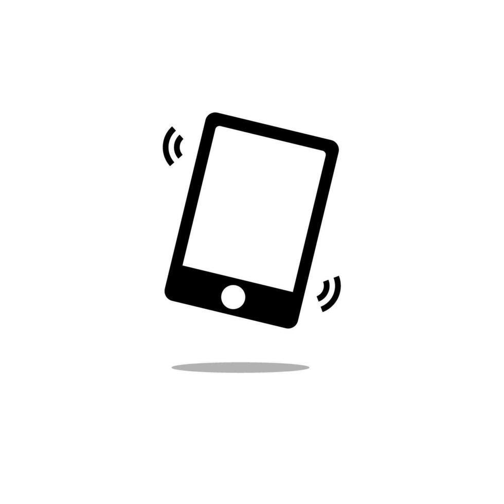 Vibrating Smartphone. Smartphone notification. Vector. 26529417 Vector
