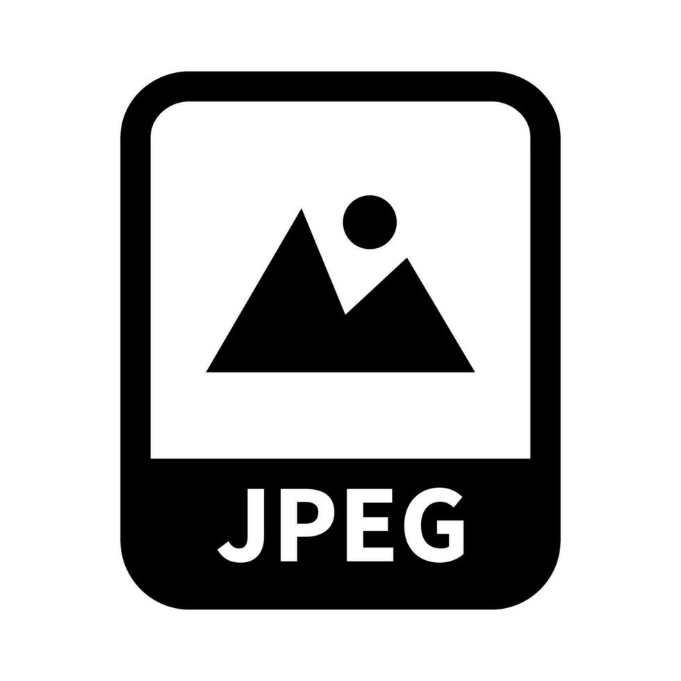 Simple JPEG file icon. JPEG extension. Vector. vector