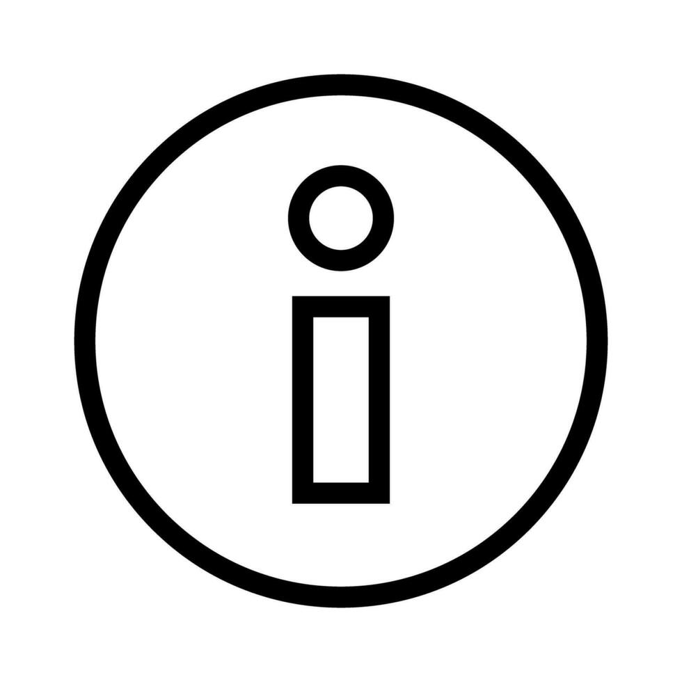 Simple information icon. Guide icon. Vector. vector