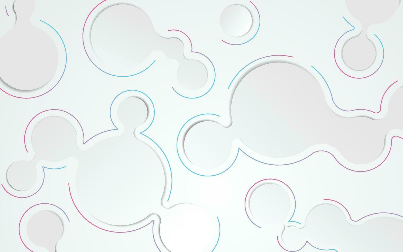 White background. Abstract circle design. Vector illustration. Eps10