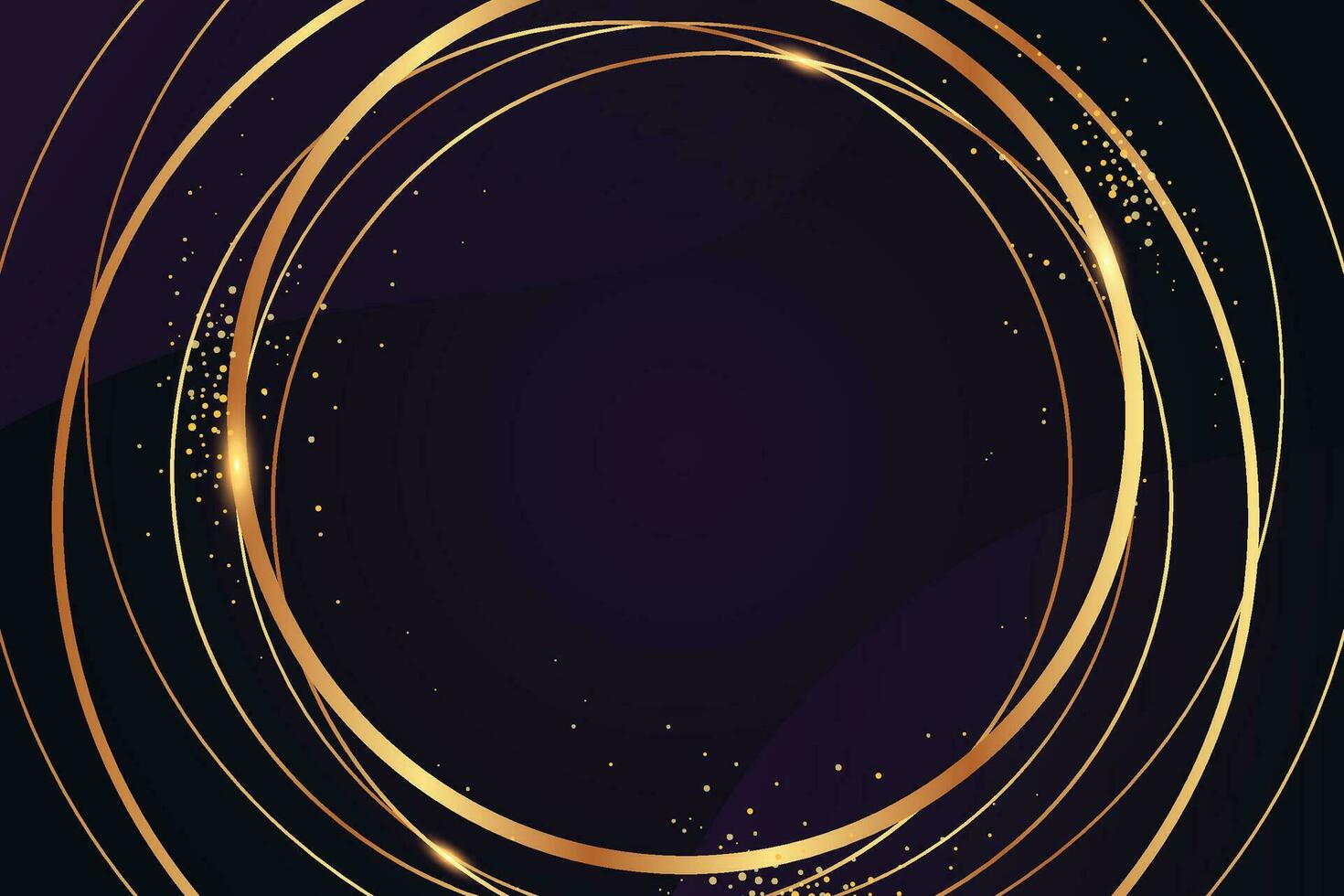 Abstract black and gold luxury background vector