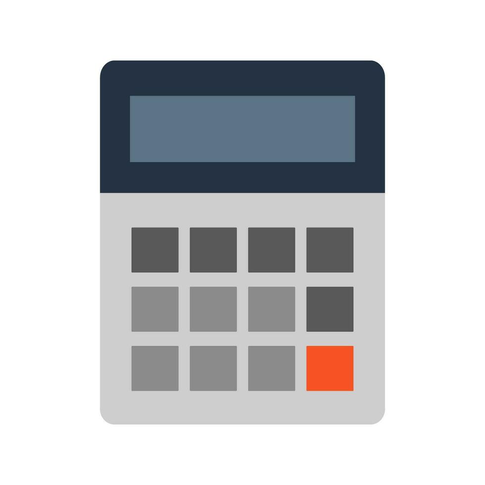 moderno calculadora icono. negocio cálculo y contabilidad. vector. vector