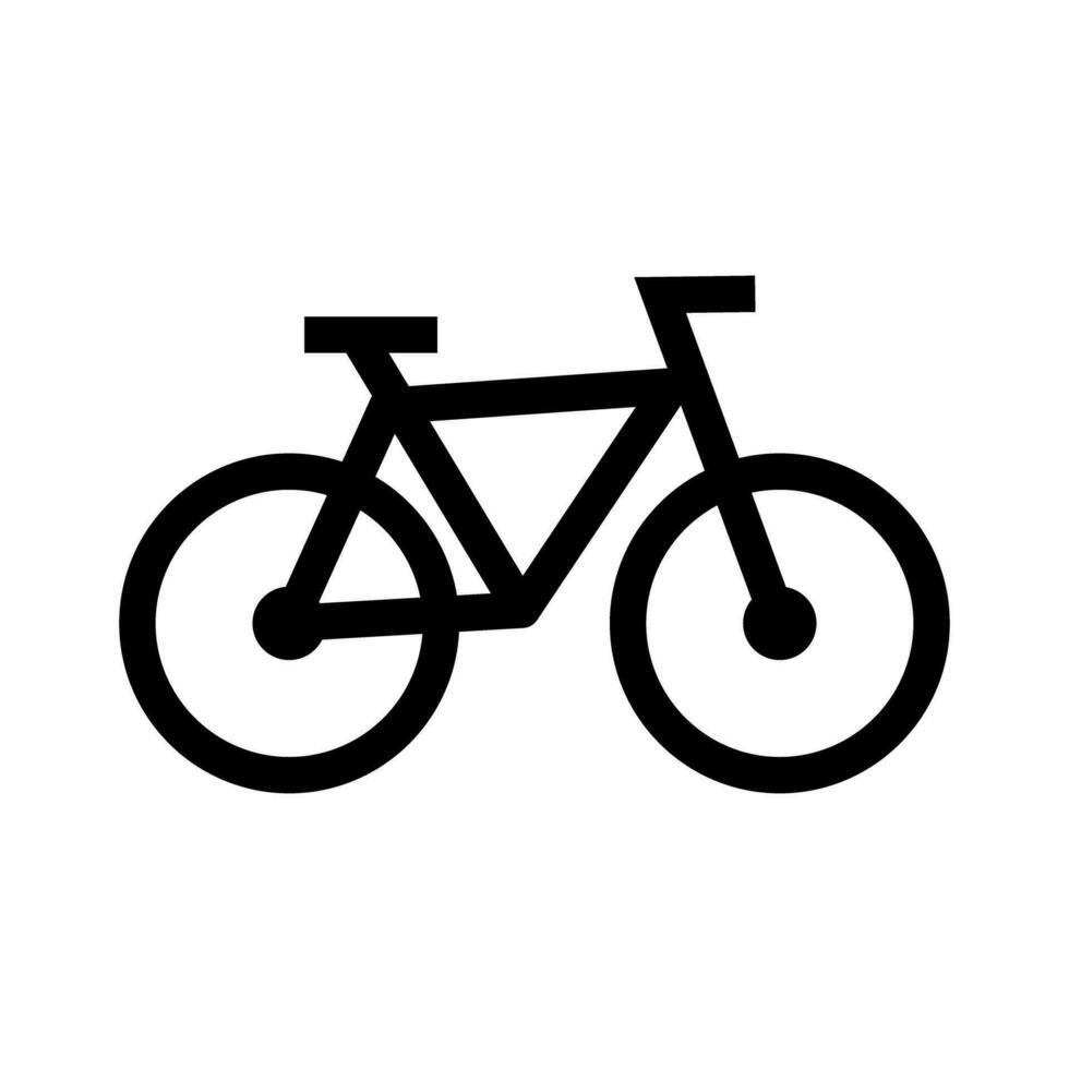 Bicycle and bike rental. Cycling. Bicycle parking sign. Vector. vector