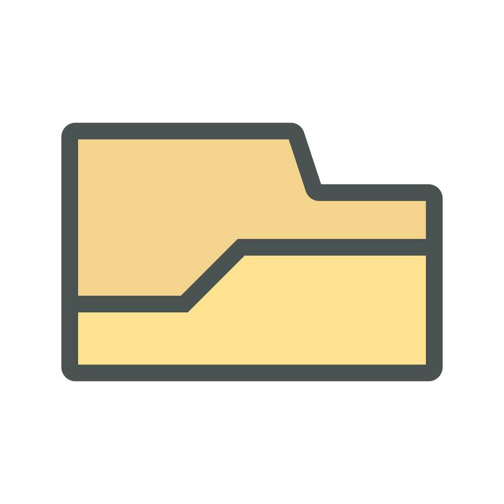 Computer document folder icon. Vector. vector