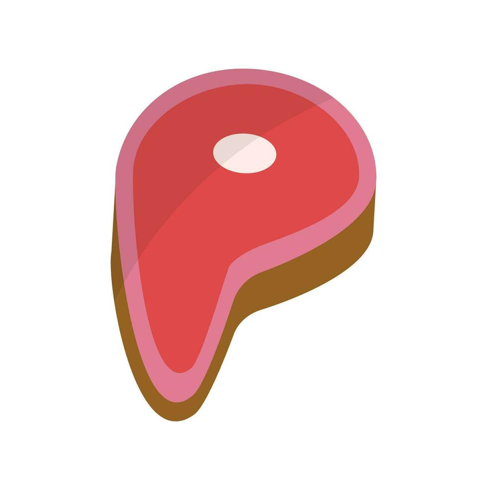 Meat icon. Raw meat. Fresh meat. Vector. vector