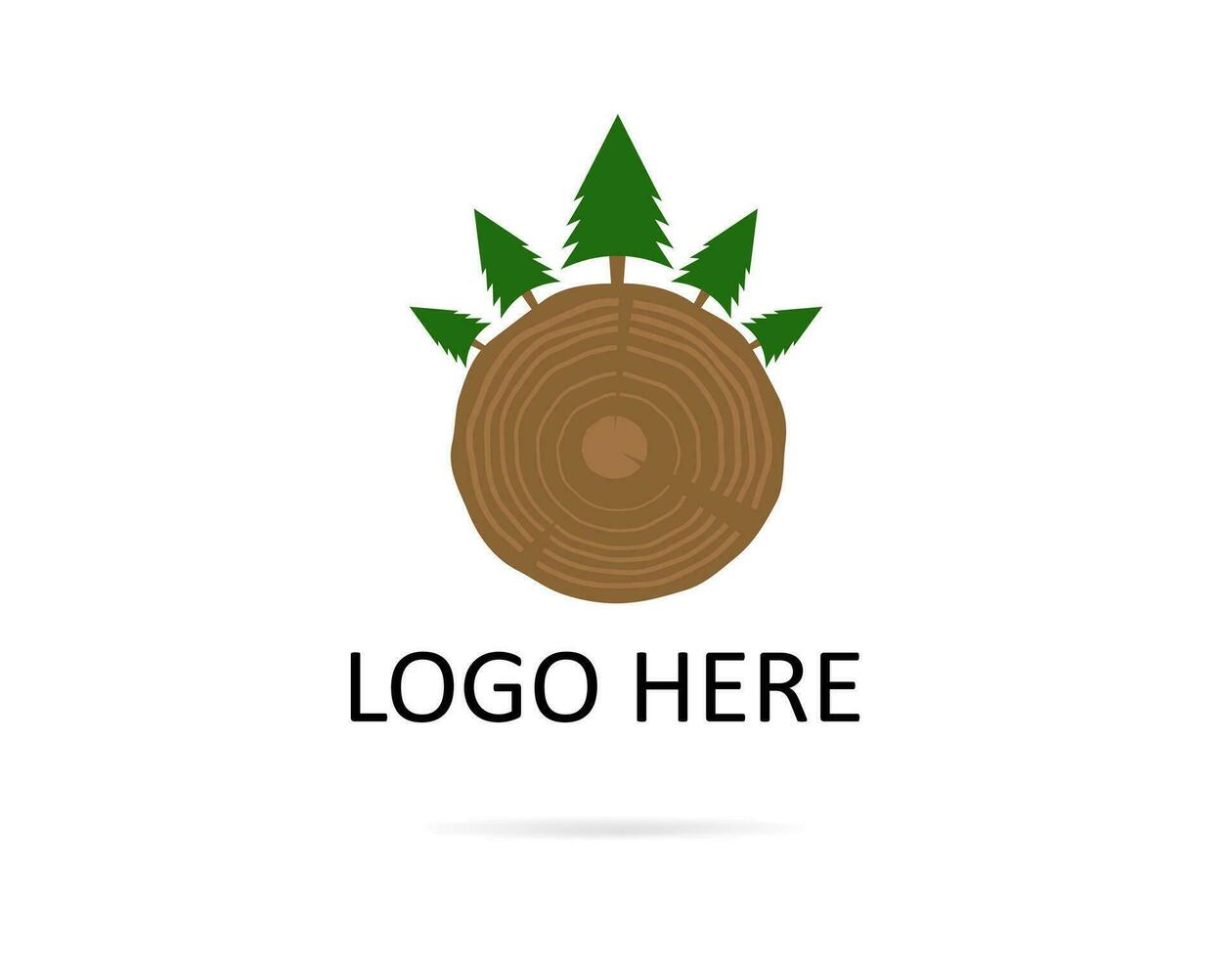 Natural logo concept. Flat vector Illustration. Can be used for your work.