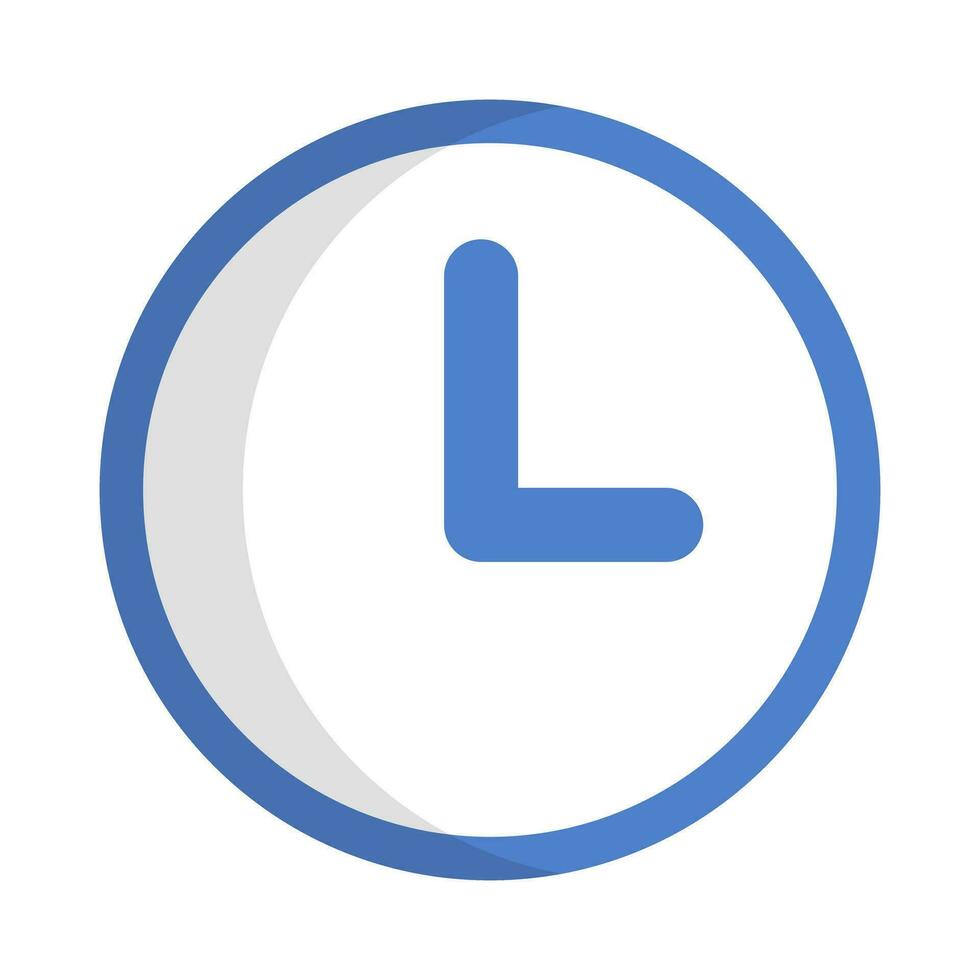 Flat design clock icon. Time. Vector. vector
