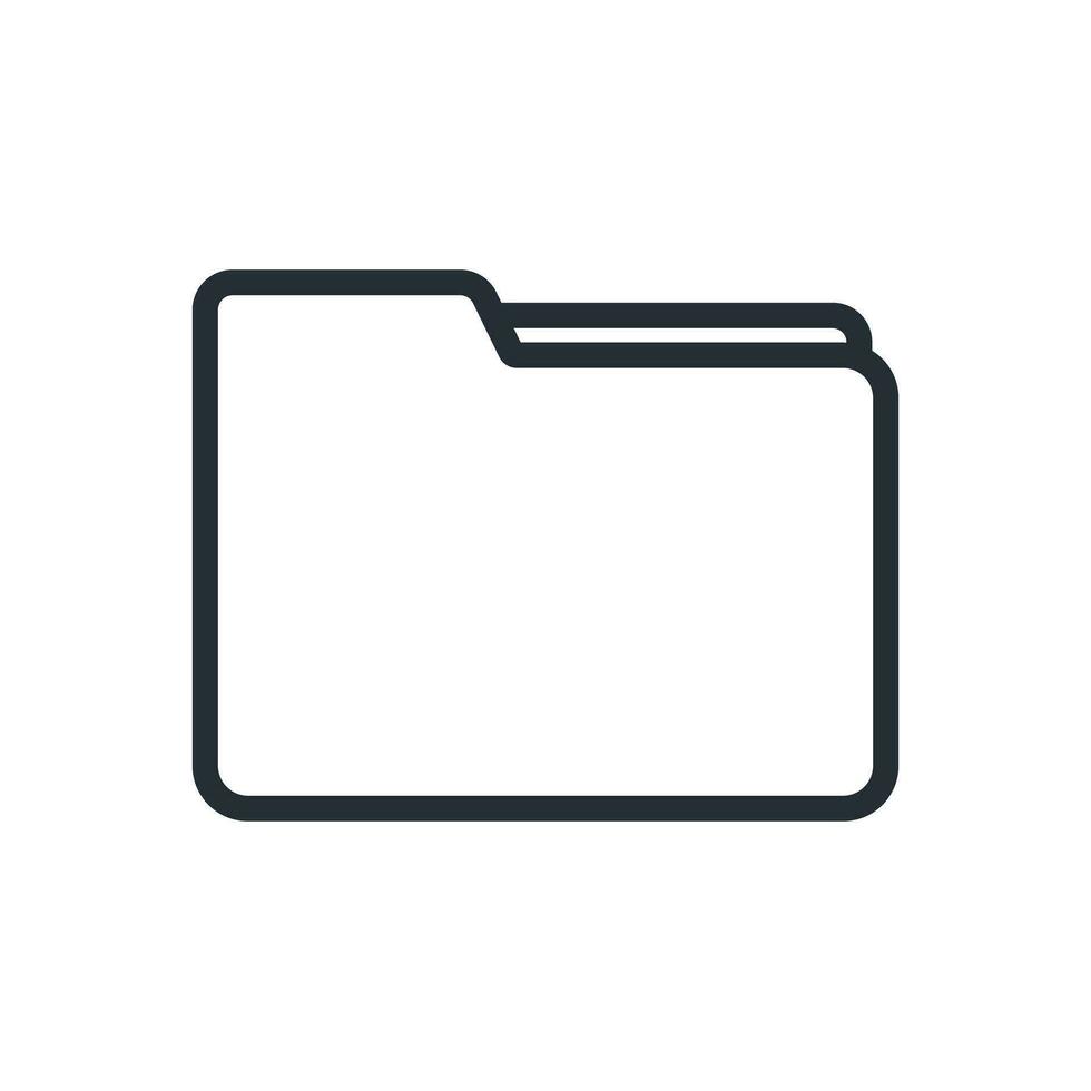 Folder icon. Data organization. Vector. vector