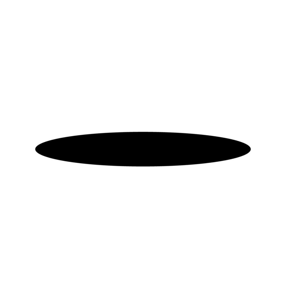 Hole silhouette icon. Pitfall. Vector. vector